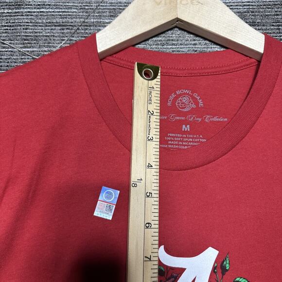 Rose Bowl Game Shirt Men's M Red College Semi New Years 2024 Football Pasadena - Picture 7 of 13